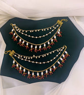 Rice pearl Matilu with Marron pearl - MT008